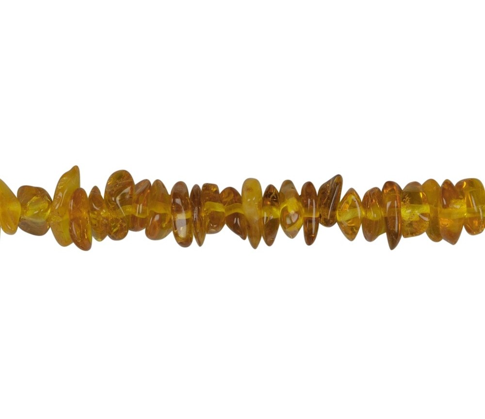 Heilstein & Edelstein-Strang - Splitter, Bernstein (hell), 02-04 x 06-09mm