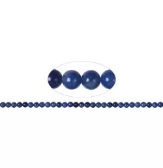 Heilstein & Edelstein-Strang - Kugeln, Blauquarz, 06mm