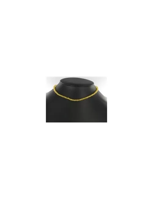 Heilstein & Edelstein-Strang - Kugeln, Calcit (orange), 04mm