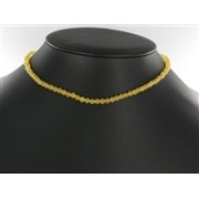 Heilstein & Edelstein-Strang - Kugeln, Calcit (orange), 04mm