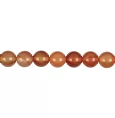 Heilstein & Edelstein-Strang - Kugeln, Carneol (gebr.), 10mm