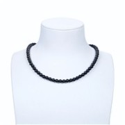 Heilstein & Edelstein-Strang - Kugeln, Onyx (gef.), 06mm