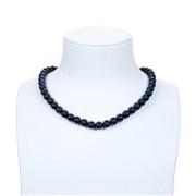 Heilstein & Edelstein-Strang - Kugeln, Onyx (gef.), matt, 08mm