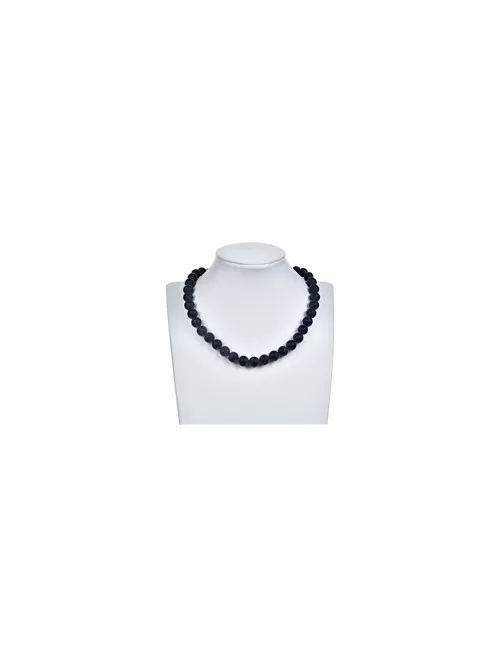 Heilstein & Edelstein-Strang - Kugeln, Onyx (gef.), matt, 10mm