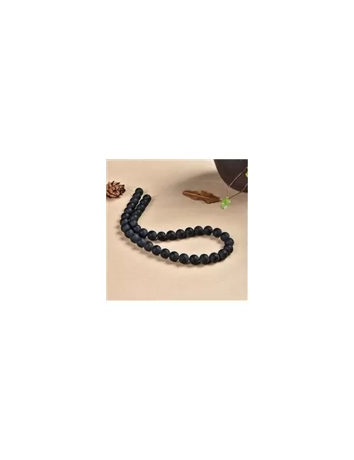 Heilstein & Edelstein-Strang - Kugeln, Onyx (gef.), matt, 10mm