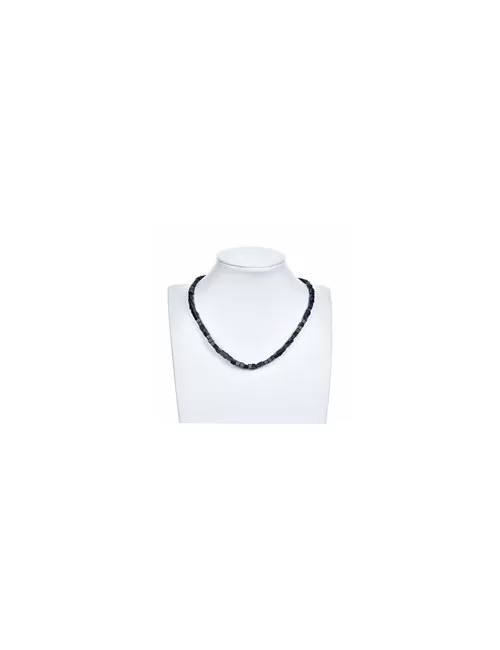Heilstein & Edelstein-Strang - Würfel, Onyx (gef.), 04mm