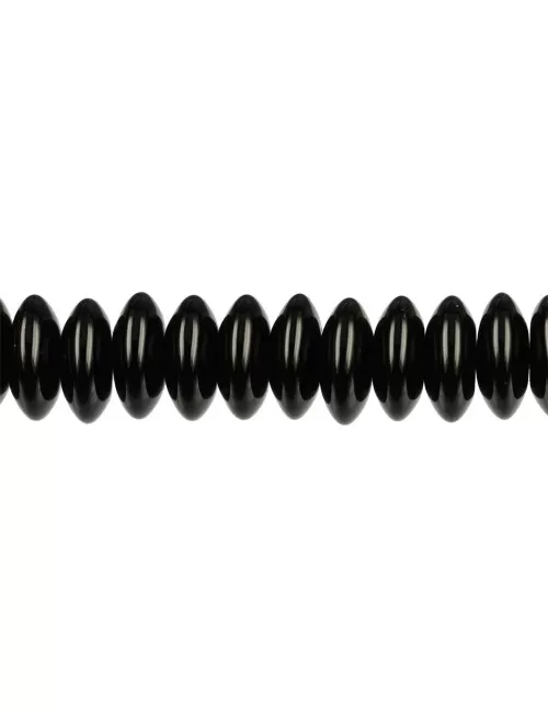 Heilstein & Edelstein-Strang - Disc, Onyx (gef.), 03-04 x 10mm