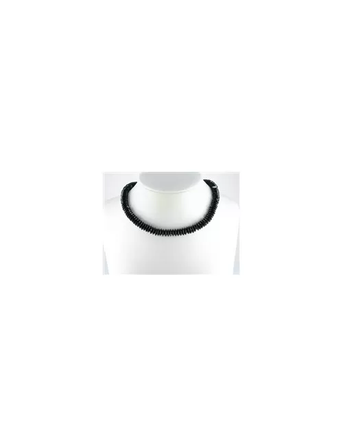 Heilstein & Edelstein-Strang - Disc, Onyx (gef.), 03-04 x 10mm