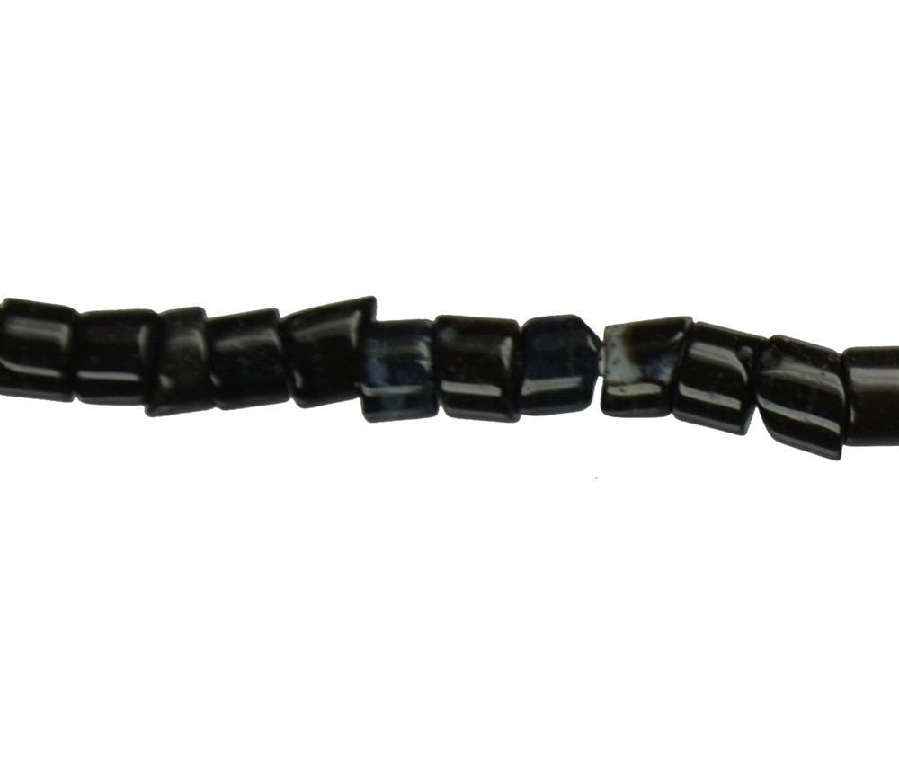 Heilstein & Edelstein-Strang - Mini-Zylinder, Onyx (gef.), 04 x 02,5mm