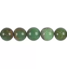 Heilstein & Edelstein-Strang - Kugeln, Chrysopras A, 14mm
