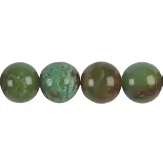 Heilstein & Edelstein-Strang - Kugeln, Chrysopras A, 16mm