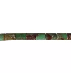 Heilstein & Edelstein-Strang - Zylinder, Chrysopras, 20 x 14mm (39cm)