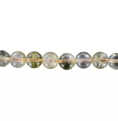 Heilstein & Edelstein-Strang - Kugeln, Citrin (gebr.), 12mm