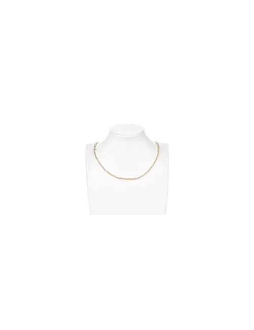 Heilstein & Edelstein-Strang - Kugeln, Citrin (gebr.), facettiert, 03mm (39cm)