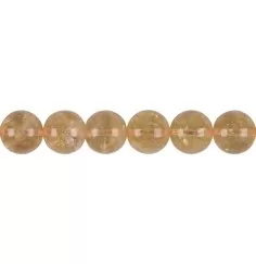 Heilstein & Edelstein-Strang - Kugeln, Citrin (gebr.), 11 – 12mm