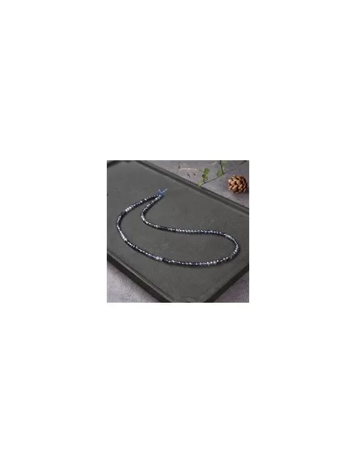 Heilstein & Edelstein-Strang - Kugeln, Iolith, facettiert, 03,5mm