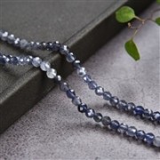 Heilstein & Edelstein-Strang - Kugeln, Iolith, facettiert, 03,5mm