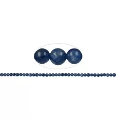 Heilstein & Edelstein-Strang - Kugeln, Disthen (blau) AA, 04mm
