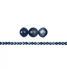 Heilstein & Edelstein-Strang - Kugeln, Disthen (blau) AA, 08mm