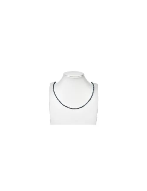 Heilstein & Edelstein-Strang - Kugeln, Disthen (stab.), facettiert, 03mm