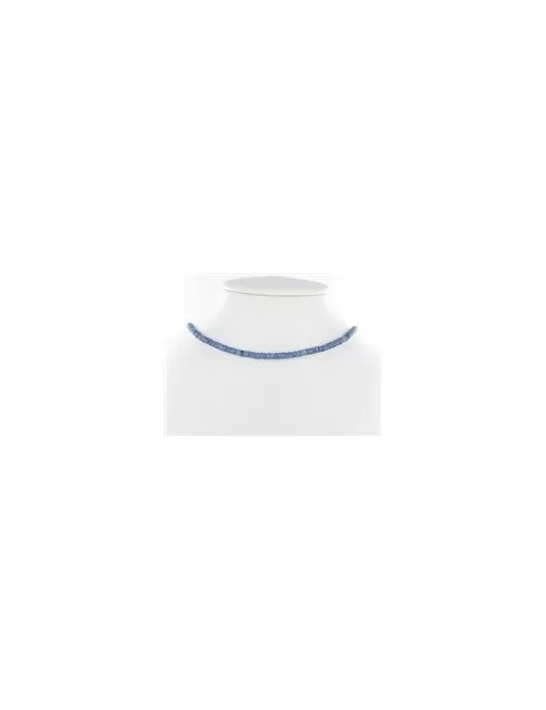 Heilstein & Edelstein-Strang - Button, Disthen (blau) AA, 02-03 x 05mm