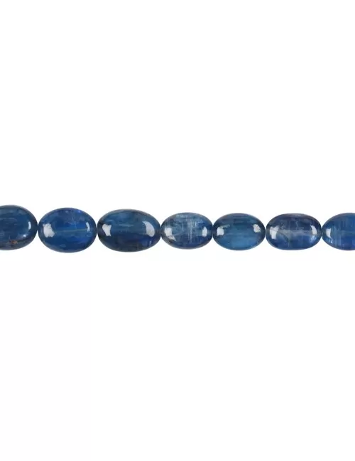 Heilstein & Edelstein-Strang - Linsen, Disthen extra (stab.), 05-08 x 07-13mm, mit Verlauf