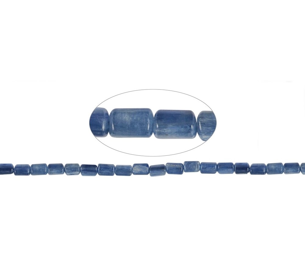 Heilstein & Edelstein-Strang - Zylinder, Disthen (blau) 07mm