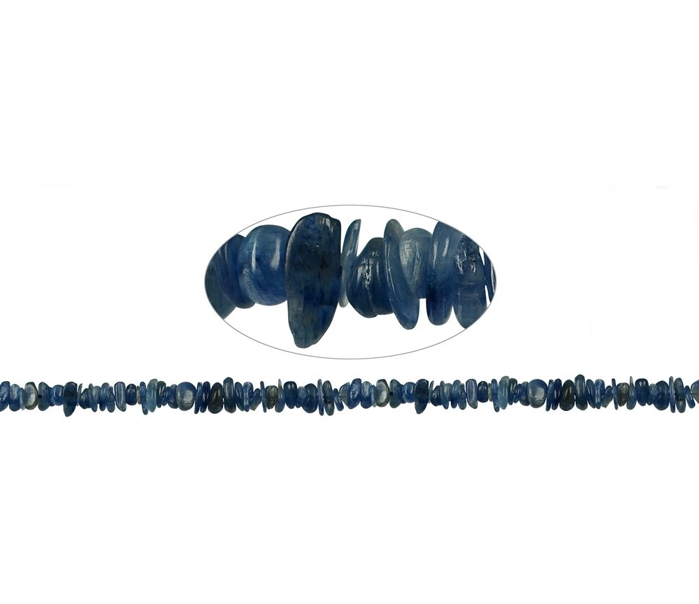 Heilstein & Edelstein-Strang - Splitter, Disthen (blau), 03-05 x 05-10mm