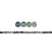 Heilstein & Edelstein-Strang - Kugeln, Fluorit, 08mm (39cm)
