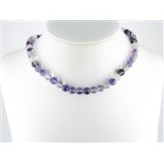 Heilstein & Edelstein-Strang - Kugeln, Fluorit B, 08mm