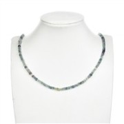 Heilstein & Edelstein-Strang - Würfel, Fluorit, facettiert, 04mm