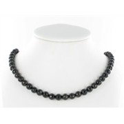 Heilstein & Edelstein-Strang - Kugeln, Granat, facettiert (64 cut), 08mm
