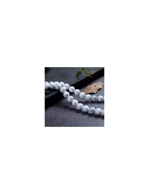 Heilstein & Edelstein-Strang - Kugeln, Magnesit, 08mm