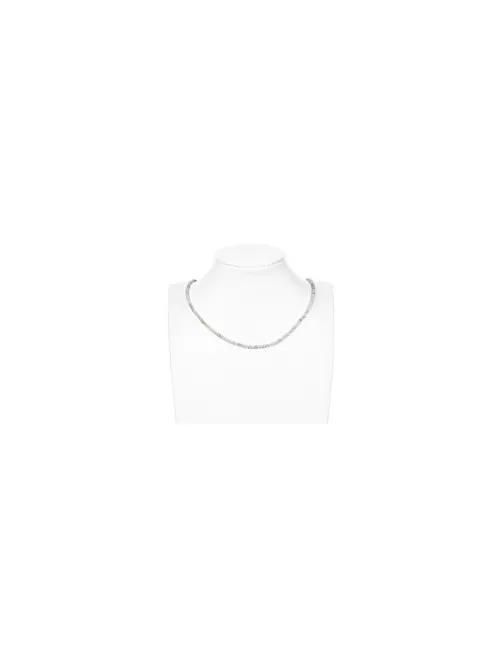 Heilstein & Edelstein-Strang - Kugeln, Jadeit (Birma), facettiert, 03mm