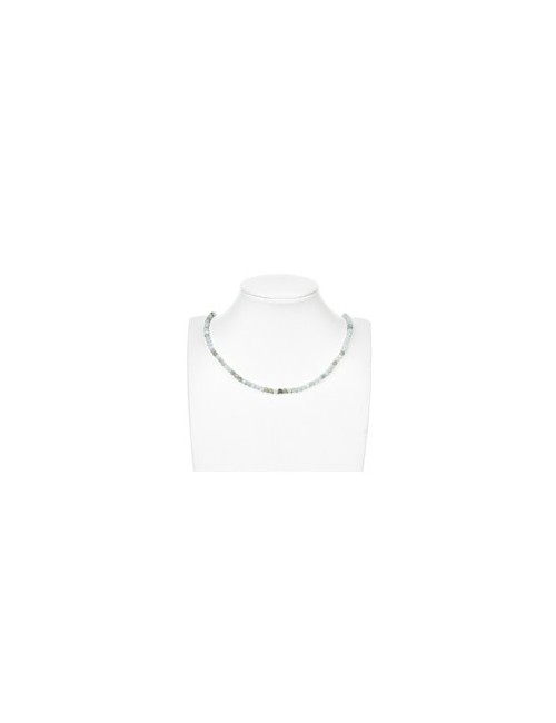 Heilstein & Edelstein-Strang - Kugeln, Jadeit (Birma), facettiert, 04mm