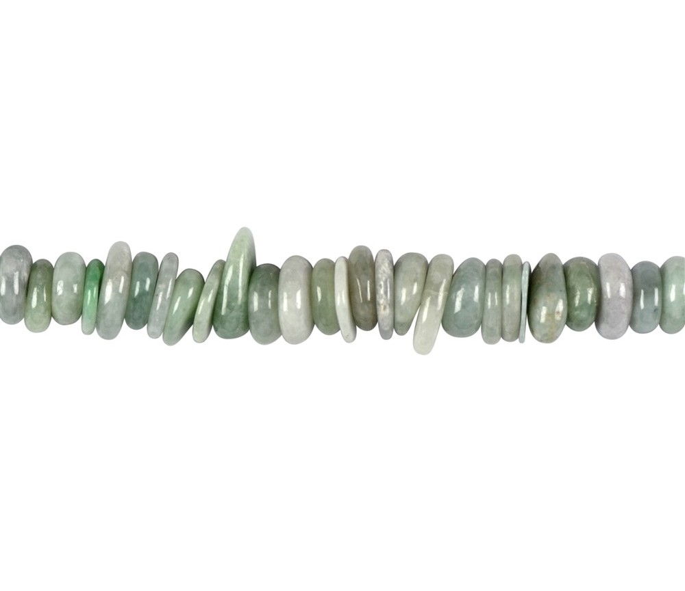 Heilstein & Edelstein-Strang - Splitter, Jadeit, ca. 02-04 x 05-12mm