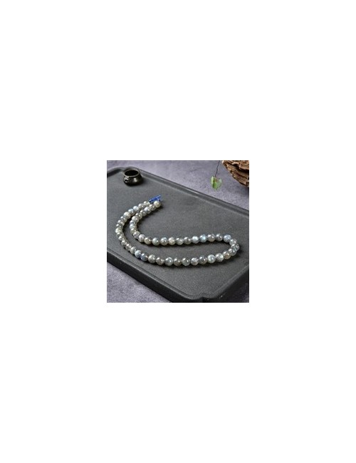 Heilstein & Edelstein-Strang - Kugeln, Labradorit, 08mm