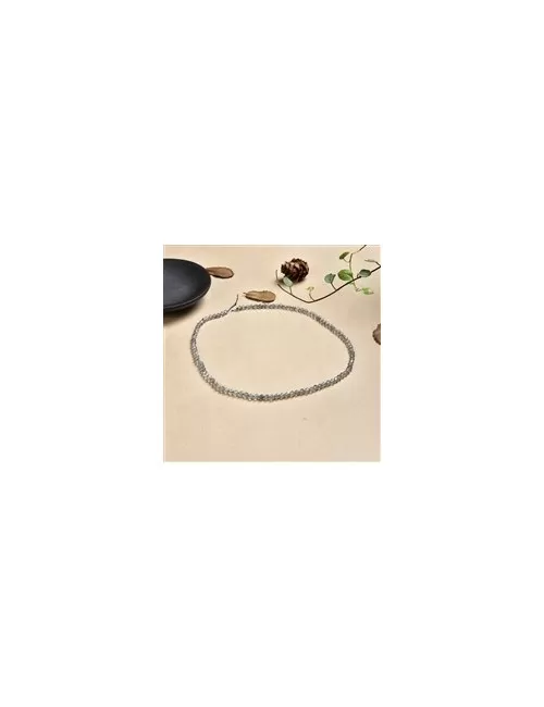 Heilstein & Edelstein-Strang - Kugeln, Labradorit, facettiert, 04mm