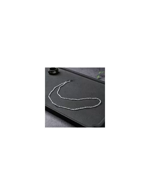 Heilstein & Edelstein-Strang - Kugeln, Labradorit (bedampft), facettiert, 02mm