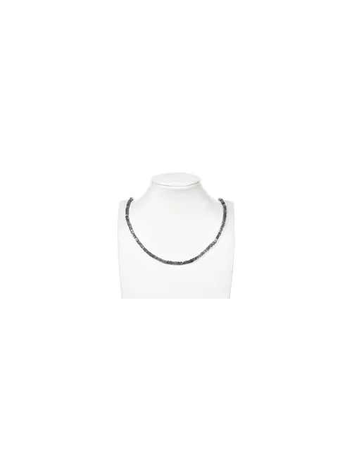Heilstein & Edelstein-Strang - Würfel, Labradorit, facettiert, 04mm (39cm)