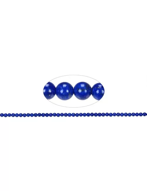 Heilstein & Edelstein-Strang - Kugeln, Lapis Lazuli AA, 04mm