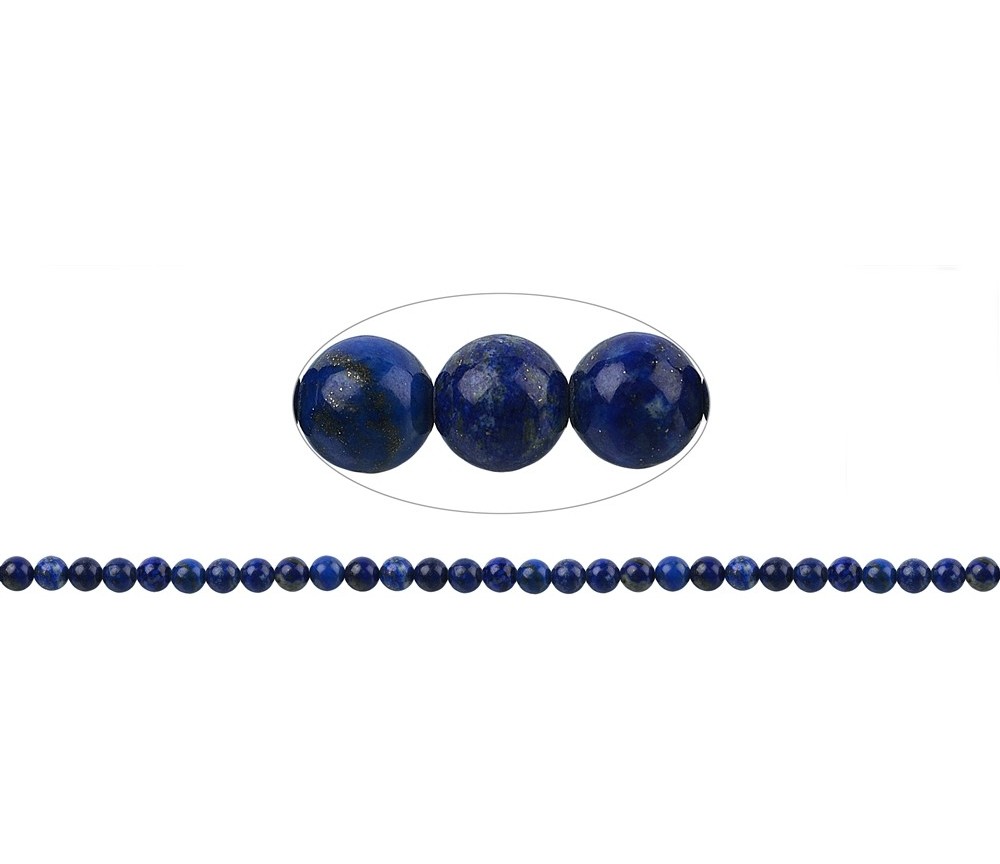 Heilstein & Edelstein-Strang - Kugeln, Lapis Lazuli A, 06mm
