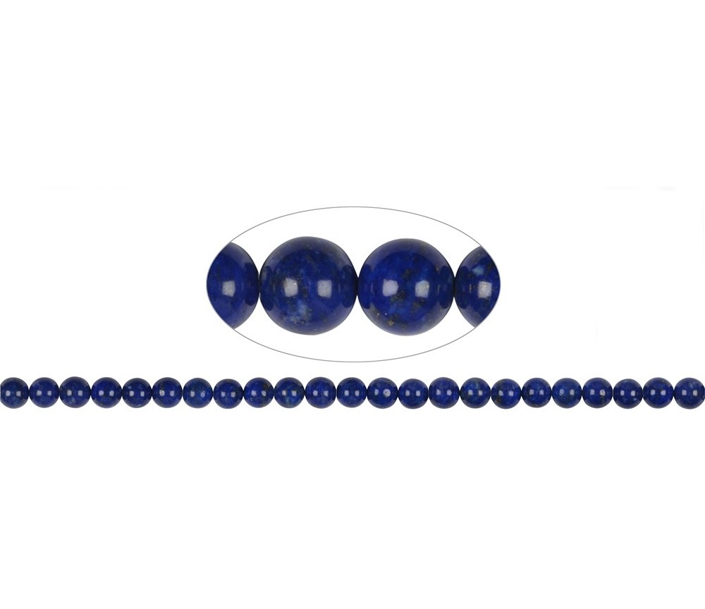 Heilstein & Edelstein-Strang - Kugeln, Lapis Lazuli A+, 08mm