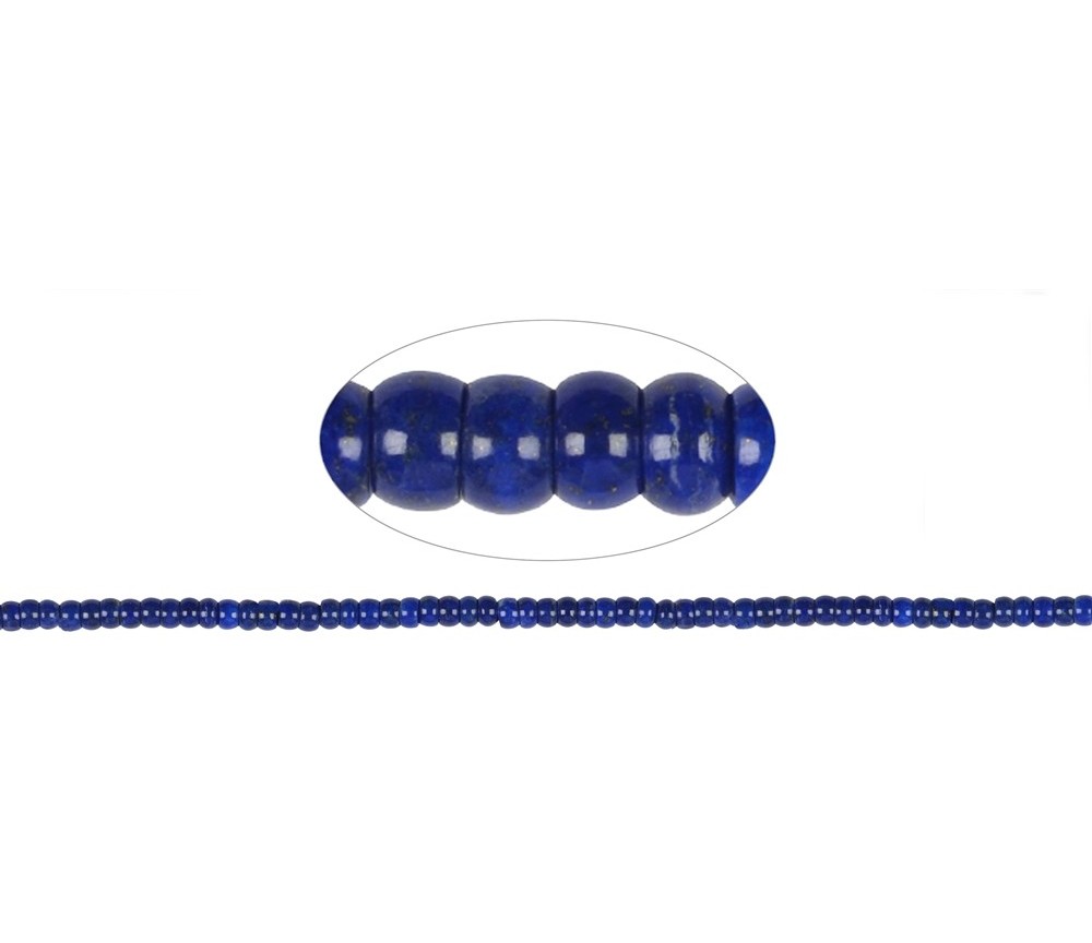 Heilstein & Edelstein-Strang - Button, Lapis Lazuli, 04mm