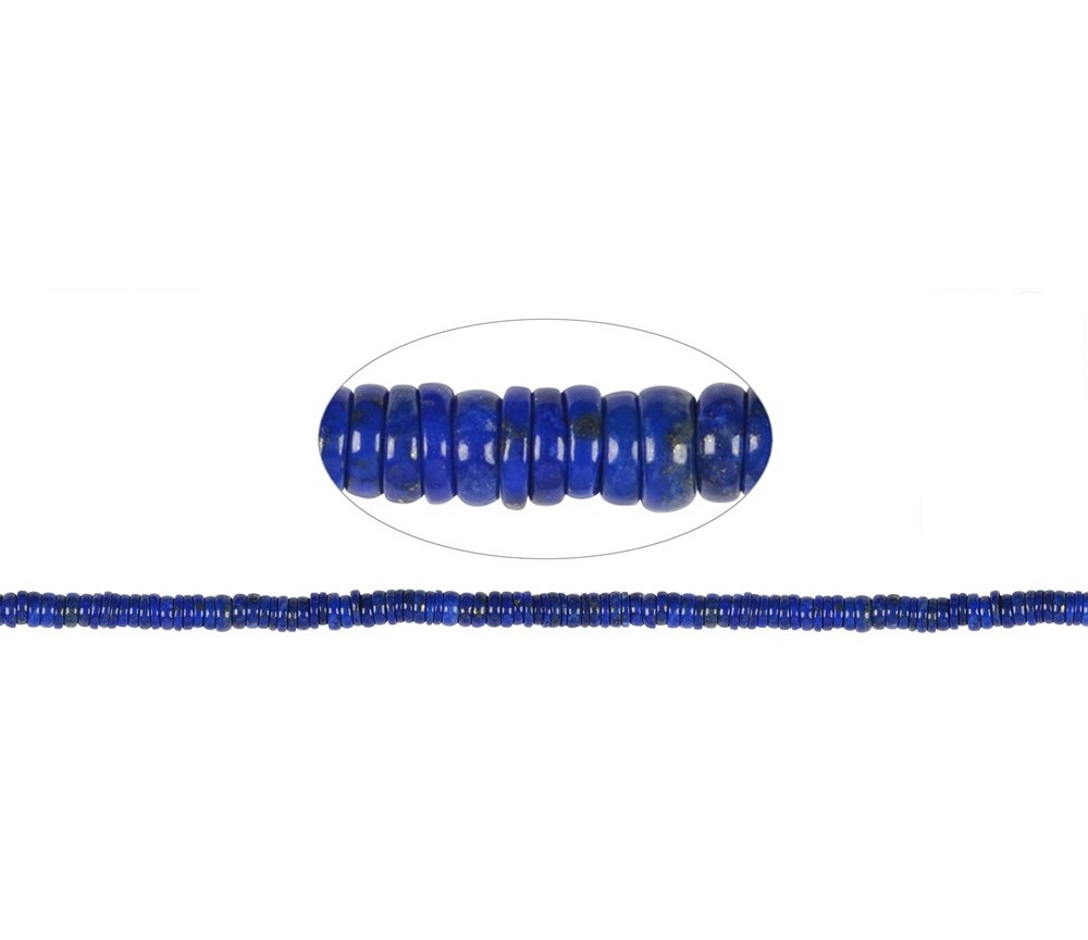 Heilstein & Edelstein-Strang - Button, Lapis Lazuli, 06mm