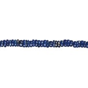 Heilstein & Edelstein-Strang - Freeform-Scheiben, Lapis Lazuli AB, 10mm