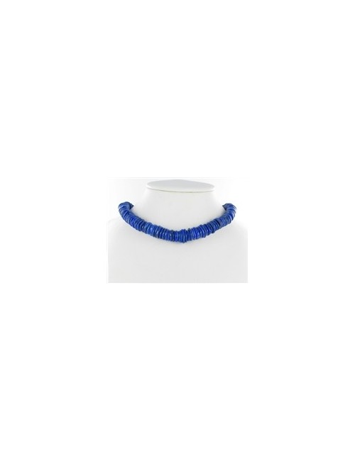 Heilstein & Edelstein-Strang - Freeform-Scheiben, Lapis Lazuli AB, 10mm