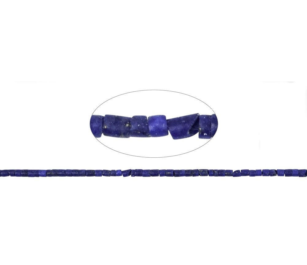 Heilstein & Edelstein-Strang - Zylinder, Lapis Lazuli, 01 x 01mm (36cm)