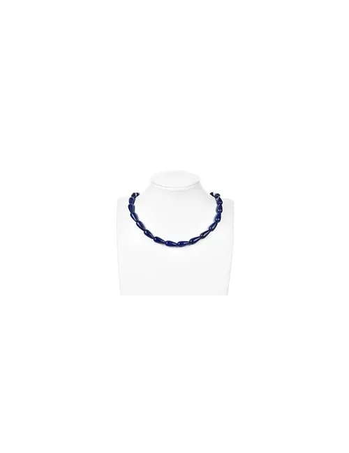 Heilstein & Edelstein-Strang - Tropfen, Lapis Lazuli AA, 16 x 08mm