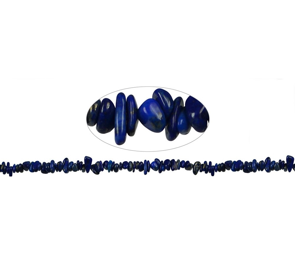 Heilstein & Edelstein-Strang - Splitter, Lapis Lazuli, 01-03 x 03-08mm (85cm)